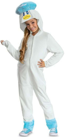 Strój karnawałowy Pokemon Quaxly kostium białe przebranie 127-136 cm (7-8 lat) Kigurumi