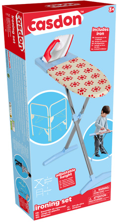 Żelazko Z Deską Do Prasowania Dla Dzieci Zestaw + Suszarka 60 Cm Casdon