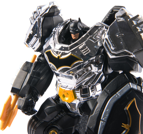 DC Comics Metal Force Zestaw Figurka + Zbroja Batman Superbohater Nocny Rycerz 10 cm