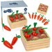 Drewniany sorter Marchewki dopasowanie kształtów 