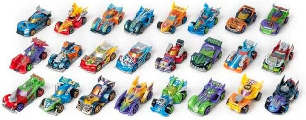 Zestaw 5 sztuk T-Racers Mix'N Race Samochodziki Wyścigowe autko mix