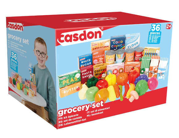 Produkty Zakupy Spożywcze Dla Dzieci Plastikowe Warzywa Owoce Zestaw Casdon