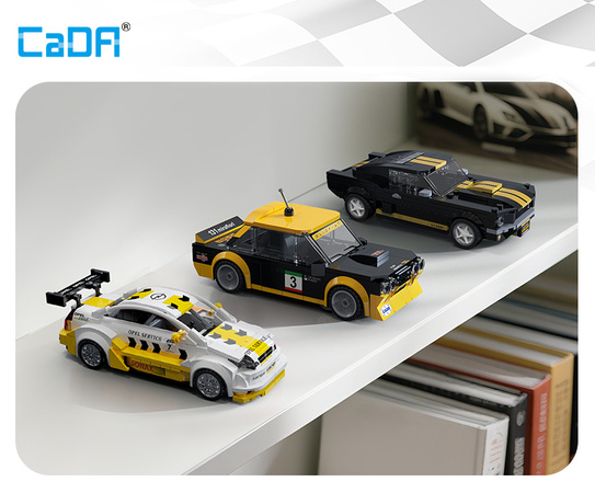 Klocki konstrukcyjne CaDA wyścigówka Samochód wyścigowy Shelby GT 350H Auto sportowe 285 elementów