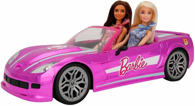 Zdalnie Sterowany różowy Kabriolet Barbie auto RC Dream Car 38 cm