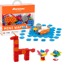 Klocki konstrukcyjne Mini Waffle 140 elementów Marioinex
