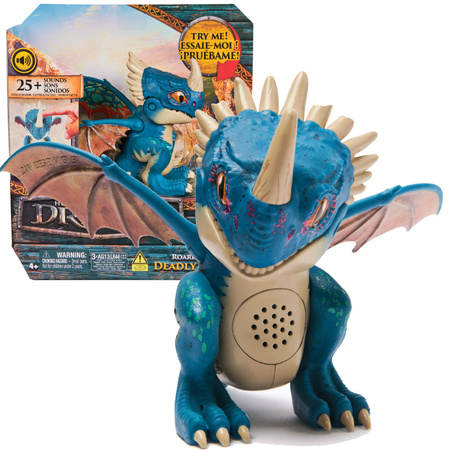 Jak wytresować smoka Deadly Nadder Interaktywna figurka Roaring Minis 25+ dźwięków