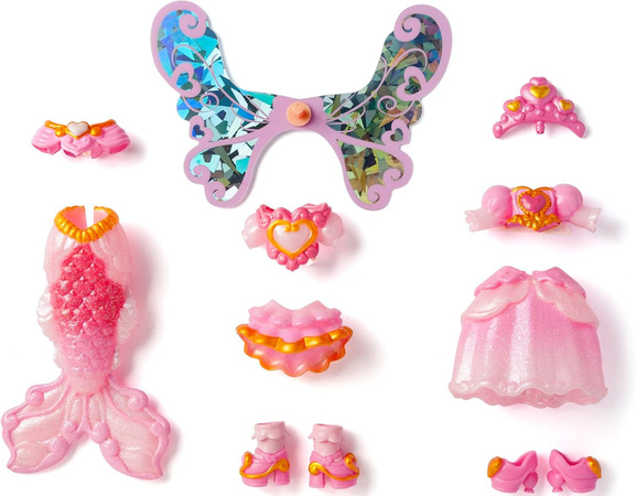 Kookyloos Figurka Kolekcjonerska Fairytale Hearts 3w1 Wróżka Syrenka Księżniczka