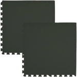 Mata piankowa podłogowa Humbi 120x60 Duże puzzle piankowe wodoodporne bezpieczne 2 szt. czarny
