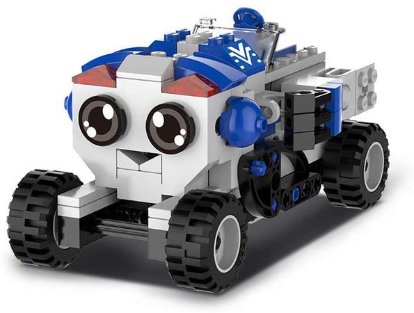 Klocki konstrukcyjne CaDA Robot Bobby 2w1 Pojazd z napędem pull back 195 elementów