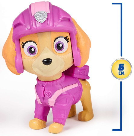 Psi Patrol Air Rescue Skye Jet figurki z odrzutowcem ratunkowym i noszami