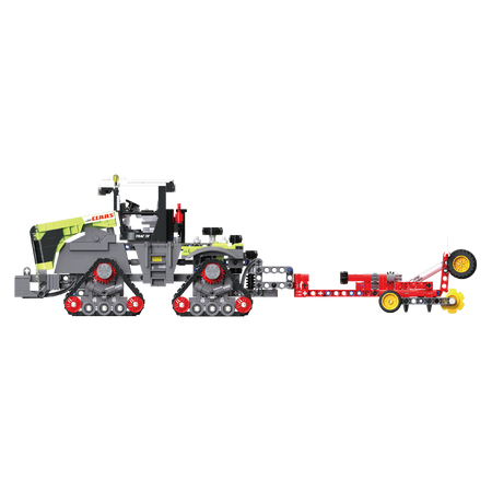 Klocki konstrukcyjne CaDA Duży Ciągnik rolniczy CLAAS XERION 5000 TRAC TS Pojazd 1336 elementów