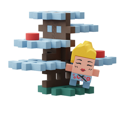 Klocki konstrukcyjne Mini Waffle Surprise Tajemnicza Figurka w saszetce Marioinex