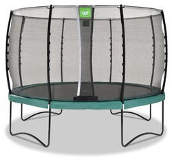 Trampolina ogrodowa z siatką zabezpieczającą Allure Classic 366 cm zielona