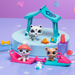 Zestaw Littlest Pet Shop Śnieżny Dzień Snowy Day Play Pack figurki + akcesoria