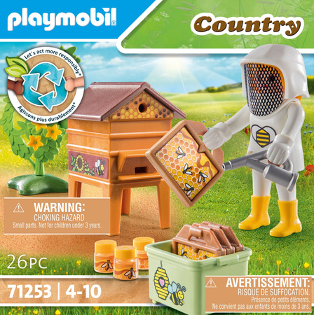 Playmobil Country Zestaw Pszczelarka 26 elementów