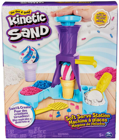 Kinetic Sand Piasek kinetyczny zestaw lody Soft Serve Station + akcesoria