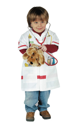 Fartuch małego lekarza dla dzieci strój kostium