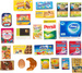 Zestaw Koszyk na zakupy z akcesoriami produkty spożywcze + wózek sklepowy Small Foot