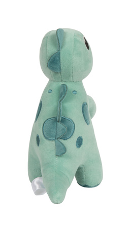 Urocza maskotka przytulanka zielony dinozaur 16 cm