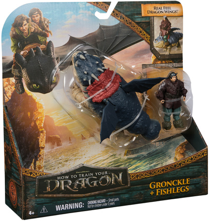 Jak Wytresować Smoka Zestaw How to Train Dragon smok Gronckle i Fishlegs
