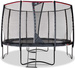 Trampolina Ogrodowa z siatką PeakPro 366 cm czarna