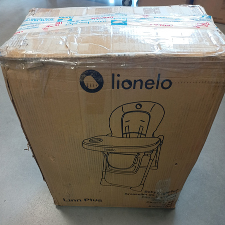 Lionelo Krzesełko do karmienia Linn Plus Grey WADLIWY