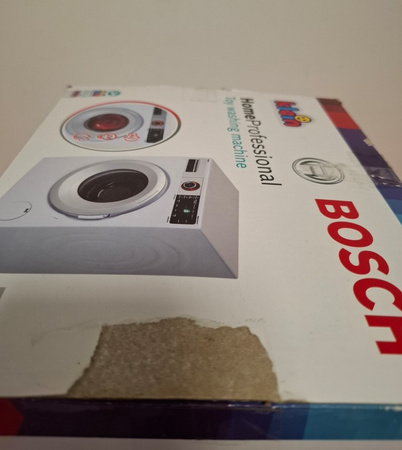 OUTLET Duża Pralka Bosch dla dzieci z przepływem wody światłem dźwiękiem Klein USZKODZONE OPAKOWANIE