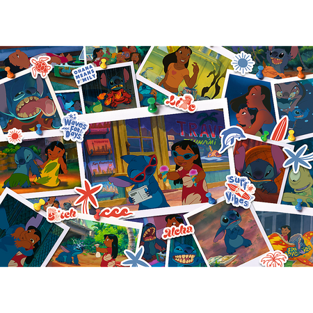 Disney Puzzle 1000 Lilo&Stitch słodkie wspomnienia Trefl