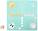 Small Foot Drewniany chińczyk Zwierzątka Ludo Animals pastel + drewniana układanka wieża Królik