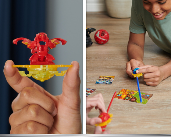 Zestaw Bakugan Starter Pack Gra strategiczna zestaw startowy 3 figurki Special Attack Dragonoid