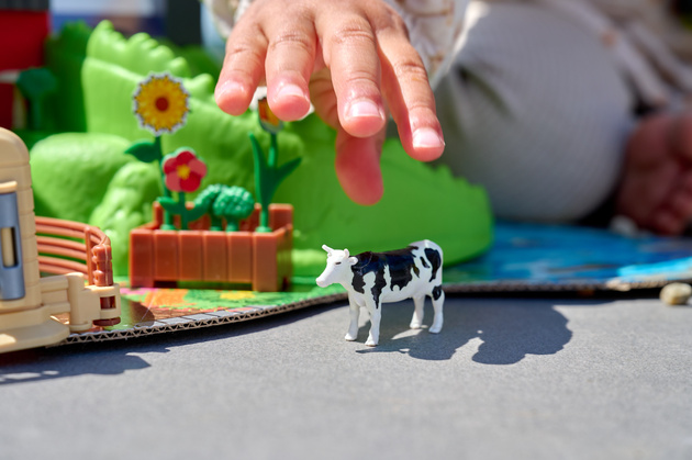 Duży Zestaw farma Claas zagroda 3 pojazdy rolnicze figurki zwierząt + akcesoria