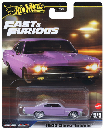 Hot Wheels Premium Fast & Furious Szybcy i Wściekli auto 1966 Chevy Impala