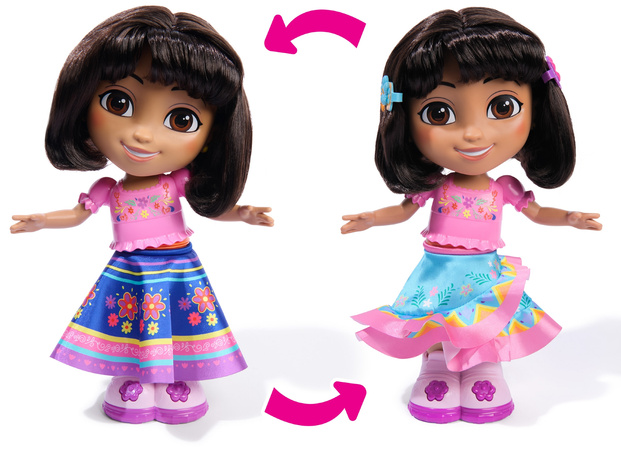 Dora Poznaje Świat Lalka Interaktywna Dora 30 cm 10+ dźwięków Dance with Me