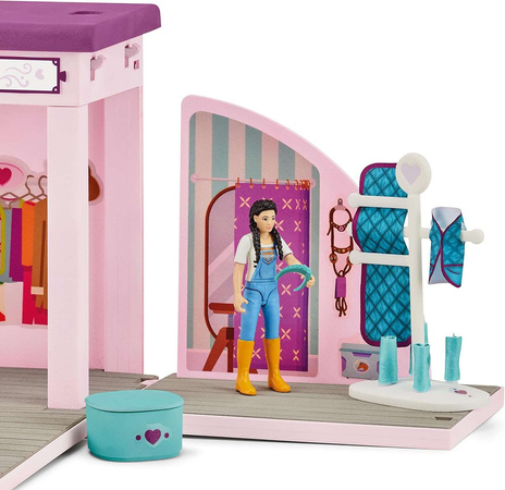 Duży zestaw Horse Club Rozkładany Sklepik dla Koni + figurki, akcesoria