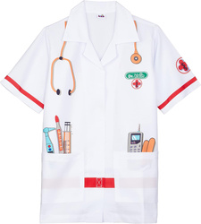 Fartuch małego lekarza dla dzieci strój kostium