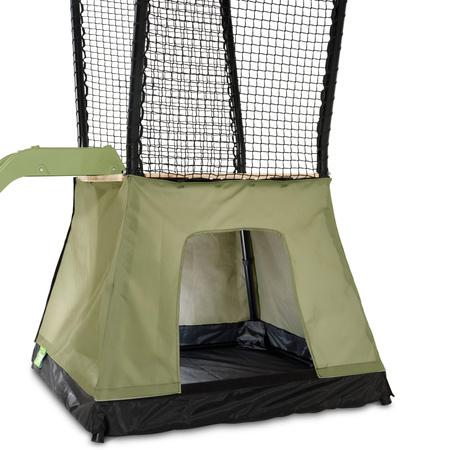 Zestaw do zabawy na świeżym powietrzu z zjeżdżalnią i dwiema huśtawkami Ivy