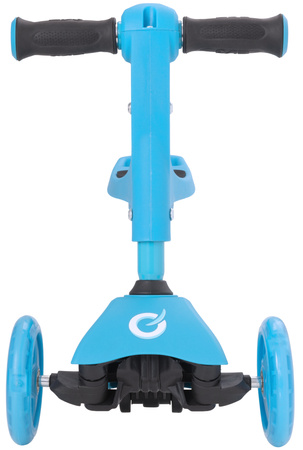 Evo Regulowana Trójkołowa Hulajnoga dla Dzieci 2w1 Jeździk Cruiser z Siedziskiem Jasnoniebieski