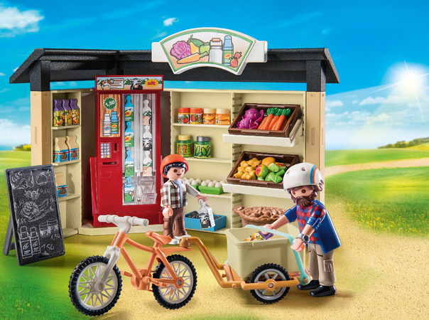 Playmobil Country Zestaw Wiejski sklep całodobowy 83 elementy