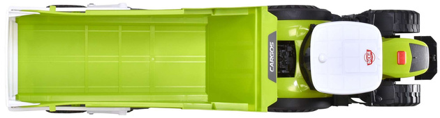 Duży interaktywny traktor ciągnik z przyczepą Claas światło/dźwięk 64 cm