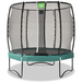 Trampolina ogrodowa z siatką zabezpieczającą Allure Premium 253 cm zielona