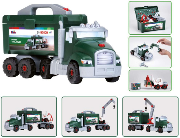 Ciężarówka do skręcania Bosch dla dzieci Tool Truck 86 elementów Klein