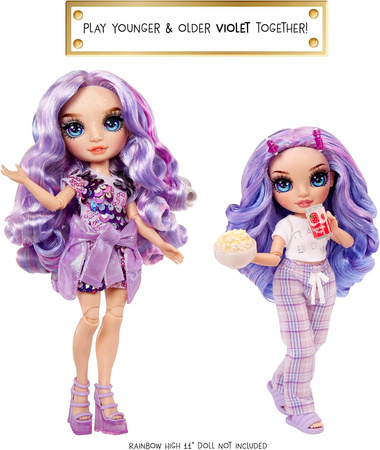 Lalka Rainbow High Junior Violet Willow Pyjama Party
