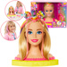 Barbie Zestaw Duża Głowa do stylizacji włosów zmieniająca kolor 20 elementów