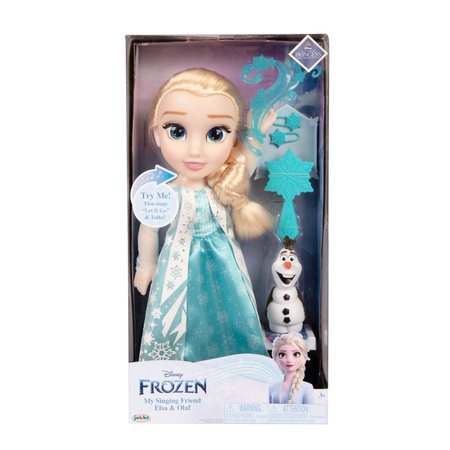Lalka Disney Princess Śpiewająca Księżniczka Elsa Kraina Lodu Frozen lalka 35 cm "Let it go"