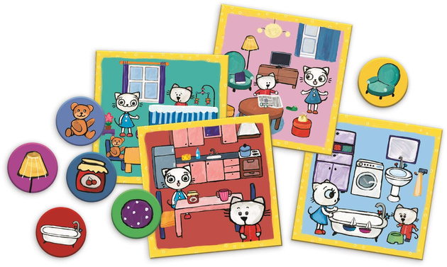 Gra Kicia Kocia Mój Dom Edukacyjna Trefl 2+