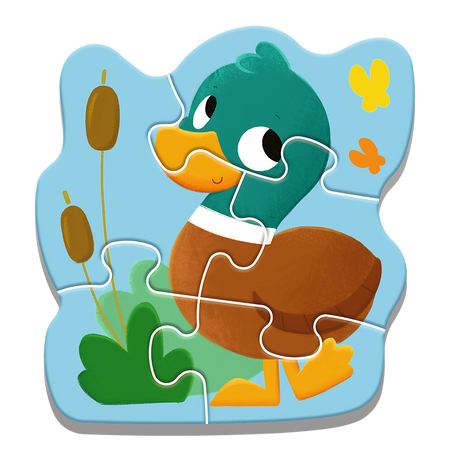 Puzzle dla najmłodszych 4w1 Bobaskowe zwierzątka Moje pierwsze puzzle Trefl