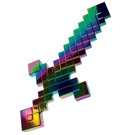 Minecraft Kostium Strój karnawałowy Ender Dragon Przebranie Smok Kresu 110-122 cm 4-6 lat + Netherytowy miecz 51 cm