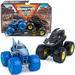 Monster Jam 2 pojazdy Monster Truck 1:64 Megalodon vs Batman