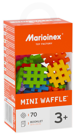 Klocki konstrukcyjne Mini Waffle 70 elementów Marioinex