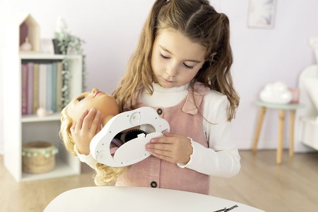 Duża Głowa do stylizacji czesania włosów Fryzjer + akcesoria do ozdabiania włosów